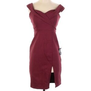 NTW Lulu's Burgundy Cockctail Dress